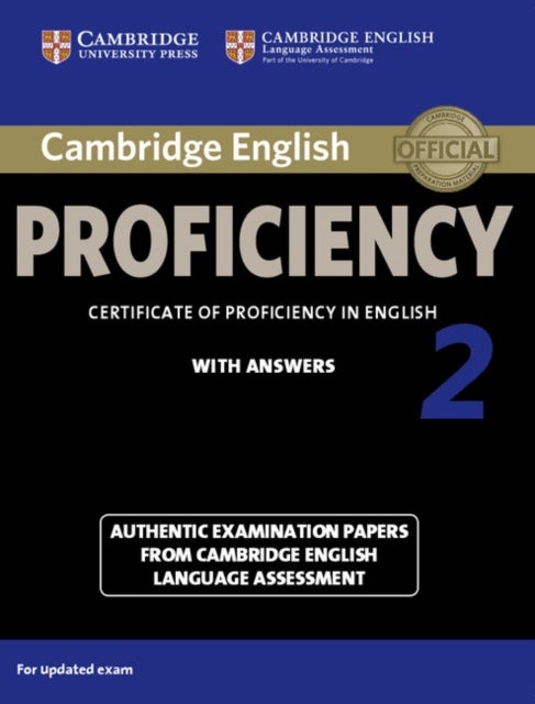 Bilde av Cambridge English Proficiency 2 Student&#039;s Book With Answers