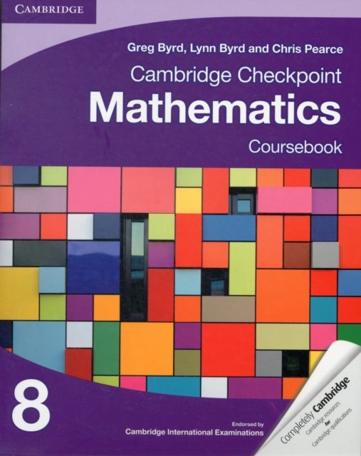 Bilde av Cambridge Checkpoint Mathematics Coursebook 8 Av Greg Byrd, Lynn Byrd, Chris Pearce