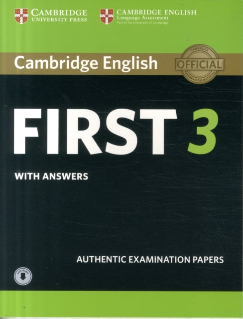 Bilde av Cambridge English First 3 Student&#039;s Book With Answers With Audio