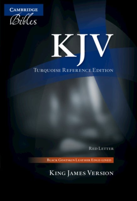 Bilde av Kjv Turquoise Reference Bible, Black Goatskin Leather, Red-letter Text, Kj676:xrl