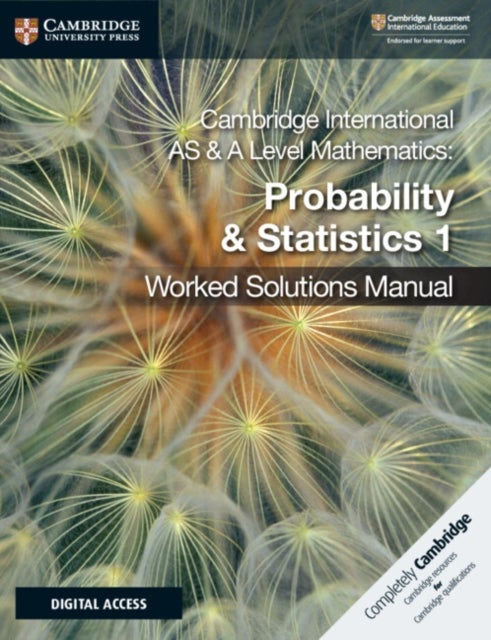 Bilde av Cambridge International As &amp; A Level Mathematics Probability &amp; Statistics 1 Worked Solutions Manual Av Dean Chalmers