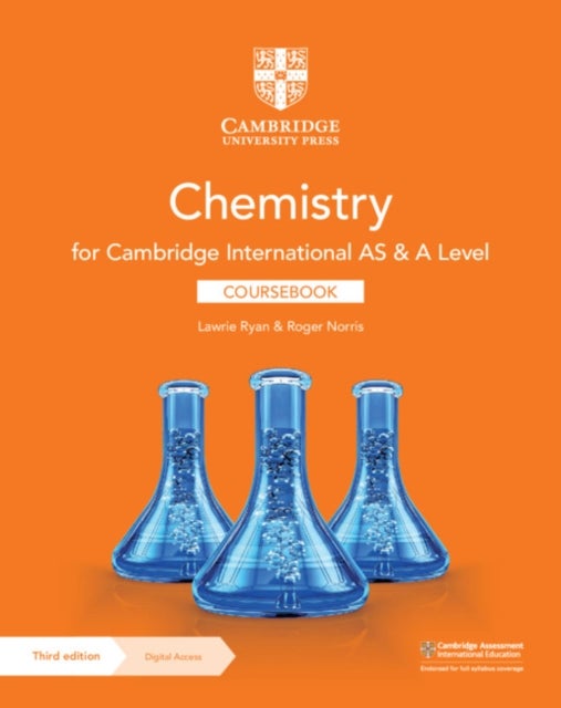 Bilde av Cambridge International As &amp; A Level Chemistry Coursebook With Digital Access (2 Years) Av Lawrie Ryan, Roger Norris