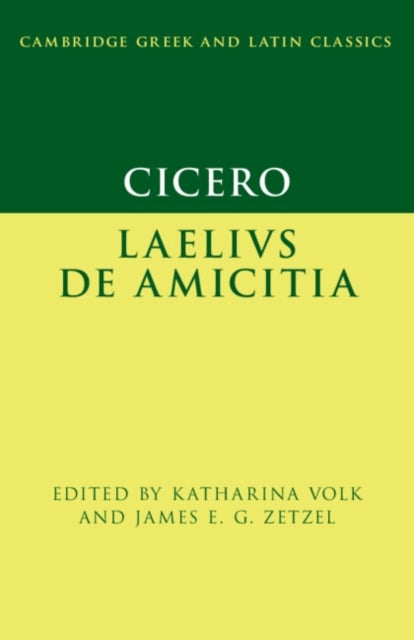 Cicero: Laelius de amicitia