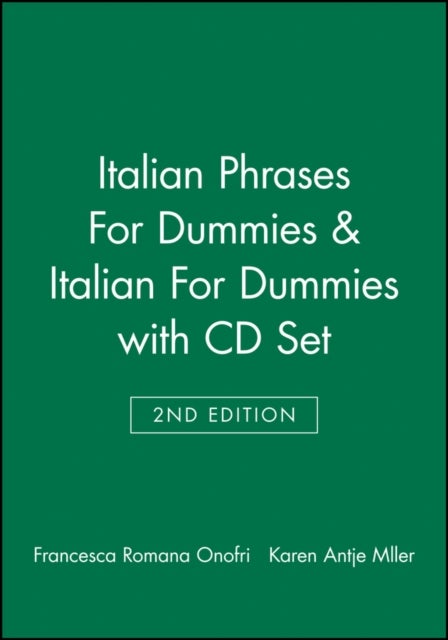 Bilde av Italian Phrases For Dummies &amp; Italian For Dummies, 2 Nd Edition With Cd Set Av . Onofri