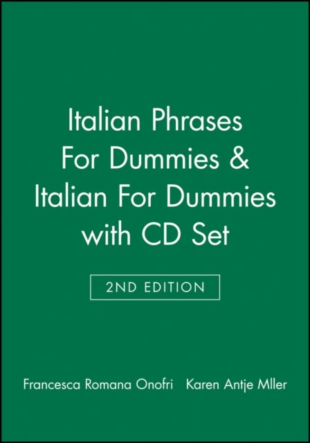 Italian Phrases For Dummies & Italian For Dummies, 2 nd Edition with CD Set