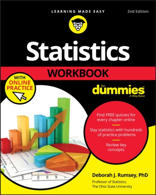 Bilde av Statistics Workbook For Dummies With Online Practice Av Deborah J. Rumsey