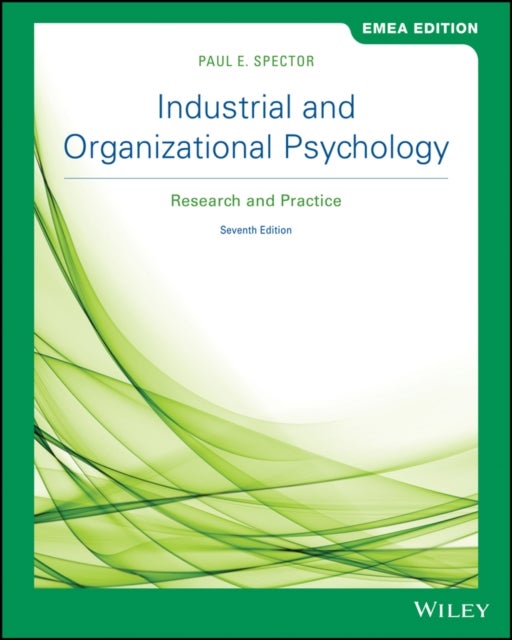 Bilde av Industrial And Organizational Psychology Av Paul E. (university Of South Florida) Spector
