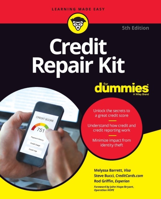 Bilde av Credit Repair Kit For Dummies Av Melyssa Barrett, Stephen R. Bucci, Rod Griffin