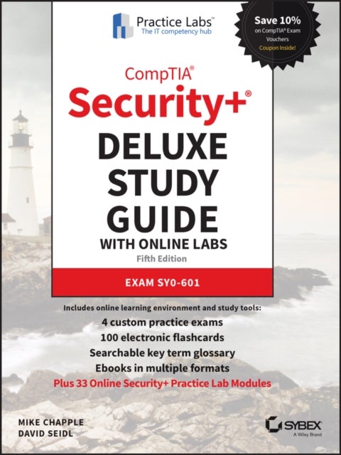 Bilde av Comptia Security+ Deluxe Study Guide With Online Labs Av Mike (university Of Notre Dame) Chapple, David Seidl