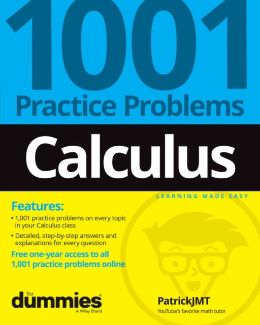 Bilde av Calculus: 1001 Practice Problems For Dummies (+ Fr Ee Online Practice) Av Patrick Jones