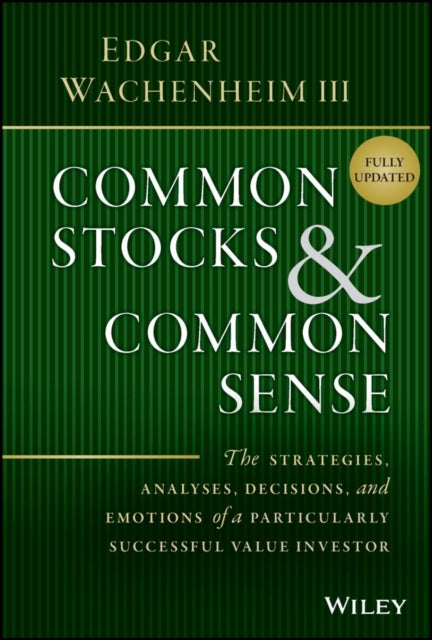 Bilde av Common Stocks And Common Sense Av Edgar Wachenheim