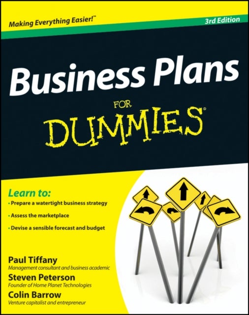 Bilde av Business Plans For Dummies Av Paul Tiffany, Steven D. Peterson, Colin (cranfield School Of Management) Barrow