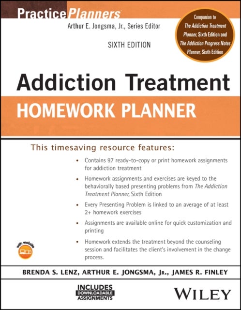 Bilde av Addiction Treatment Homework Planner Av Brenda S. (marquette University Milwaukee Wi) Lenz, Arthur E. Jr. (psychological Consultants Grand Rapids Mich
