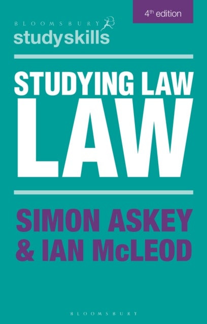 Bilde av Studying Law Av Simon (department Of Law London South Bank University) Askey, Ian (stirling Law School University Of Stirling) Mcleod