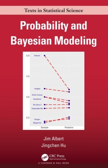 Bilde av Probability And Bayesian Modeling Av Jim (emeritus Professor At Bowling Green State Uni.) Albert, Jingchen Hu