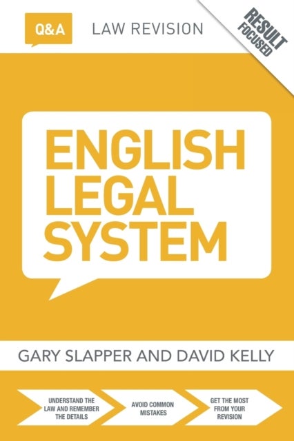 Bilde av Q&amp;a English Legal System Av Gary Slapper