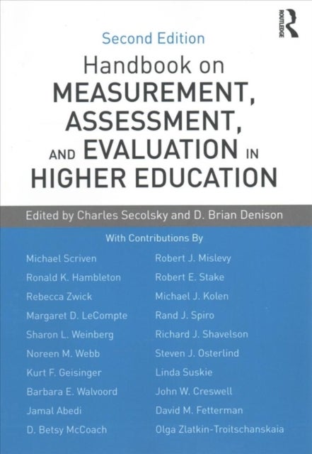 Handbook on Measurement, Assessment, and Evaluation in Higher Education