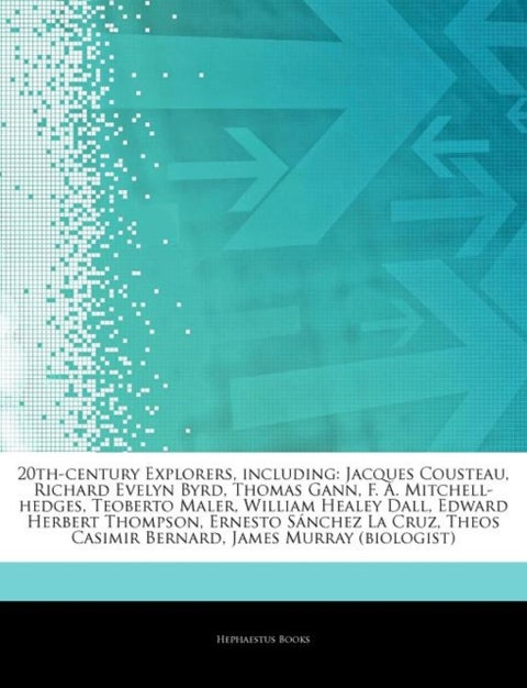 Articles on 20th-Century Explorers, Including - Jacques Cousteau, Richard Evelyn Byrd, Thomas Gann, F. A. Mitchell-Hedges, Teoberto Maler, William H
