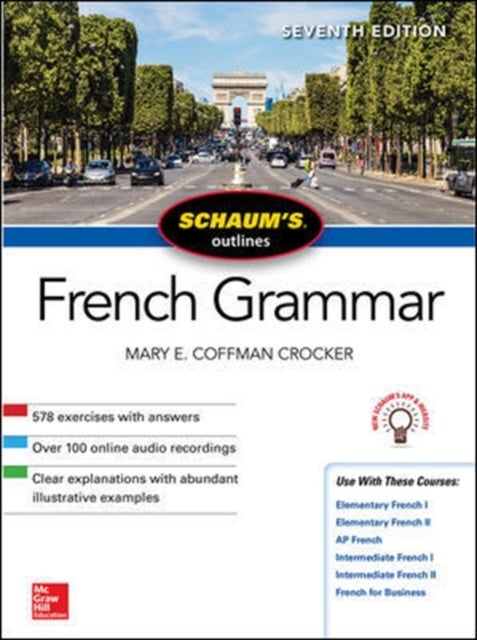 Bilde av Schaum&#039;s Outline Of French Grammar, Seventh Edition Av Mary Crocker