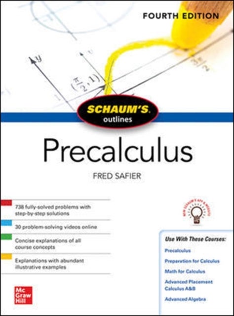 Bilde av Schaum&#039;s Outline Of Precalculus, Fourth Edition Av Fred Safier