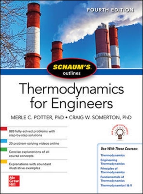 Bilde av Schaums Outline Of Thermodynamics For Engineers, Fourth Edition Av Merle Potter, Craig W. Ph.d. Somerton