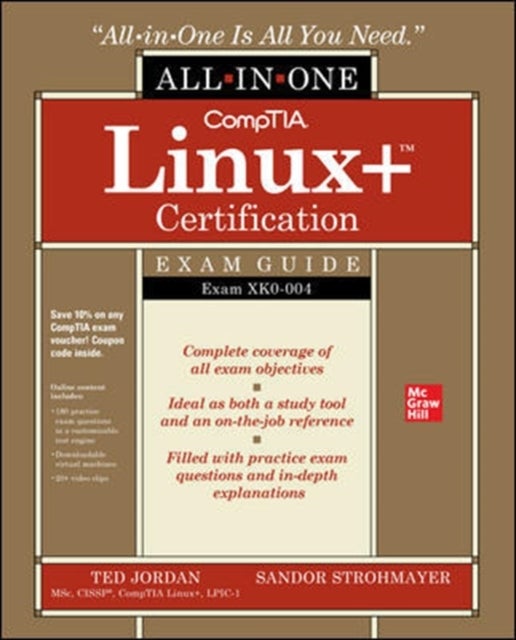 Bilde av Comptia Linux+ Certification All-in-one Exam Guide: Exam Xk0-004 Av Ted Jordan, Sandor Strohmayer