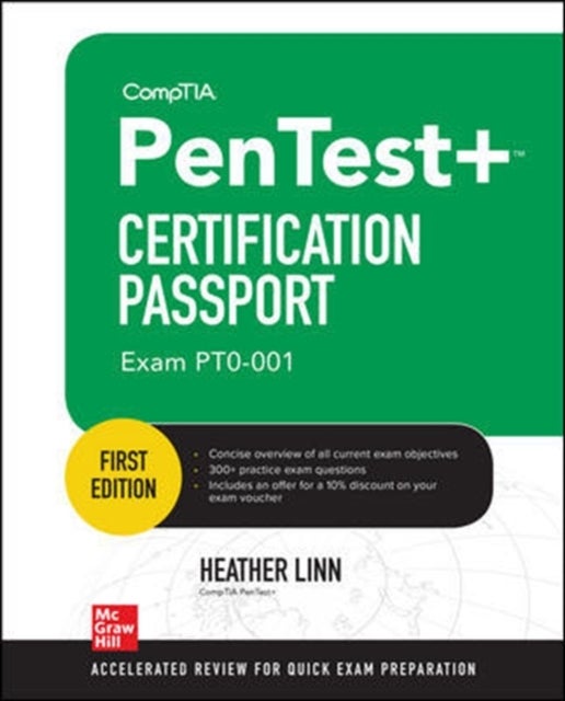 Bilde av Comptia Pentest+ Certification Passport (exam Pt0-001) Av Heather Linn