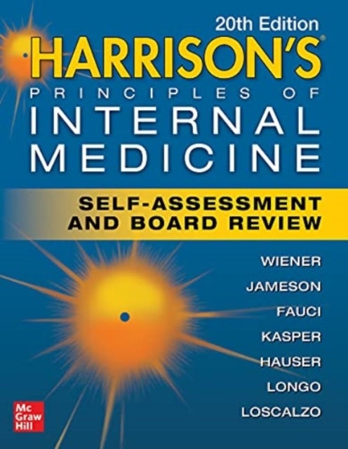 Bilde av Harrison&#039;s Principles Of Internal Medicine Self-assessment And Board Review Av Charles Wiener, Anthony Fauci, Stephen Hauser, Dan Longo, J. Larry