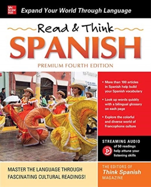Bilde av Read &amp; Think Spanish, Premium Fourth Edition Av The Editors Of Think Spanish