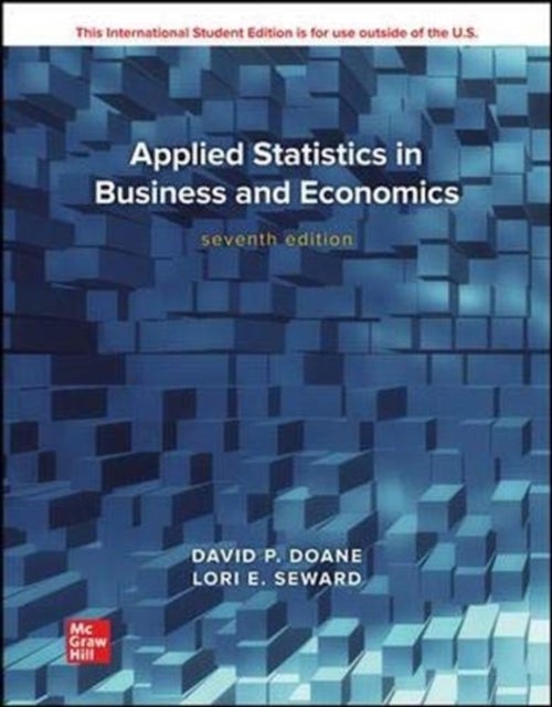 Bilde av Applied Statistics In Business And Economics Ise Av David Doane, Lori Seward