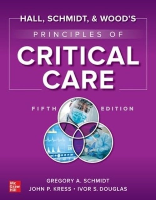 Bilde av Hall, Schmidt, And Wood&#039;s Principles Of Critical Care, Fifth Edition Av Gregory Schmidt, John Kress, Ivor S. Douglas