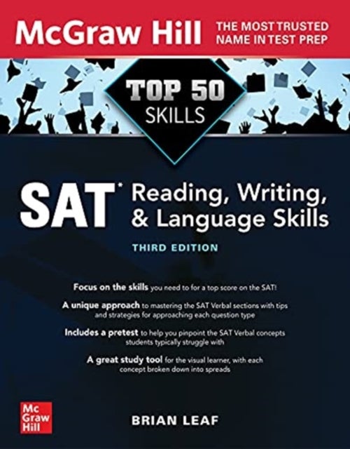 Bilde av Top 50 Sat Reading, Writing, And Language Skills, Third Edition Av Brian Leaf