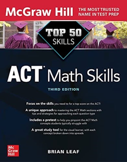 Bilde av Top 50 Act Math Skills, Third Edition Av Brian Leaf