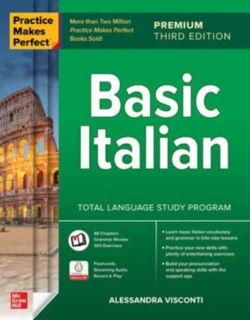 Bilde av Practice Makes Perfect: Basic Italian, Premium Third Edition Av Alessandra Visconti