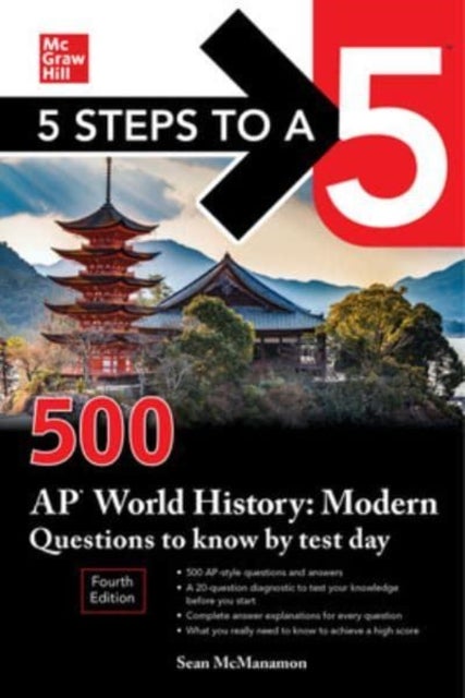 Bilde av 5 Steps To A 5: 500 Ap World History: Modern Questions To Know By Test Day, Fourth Edition Av Sean Mcmanamon