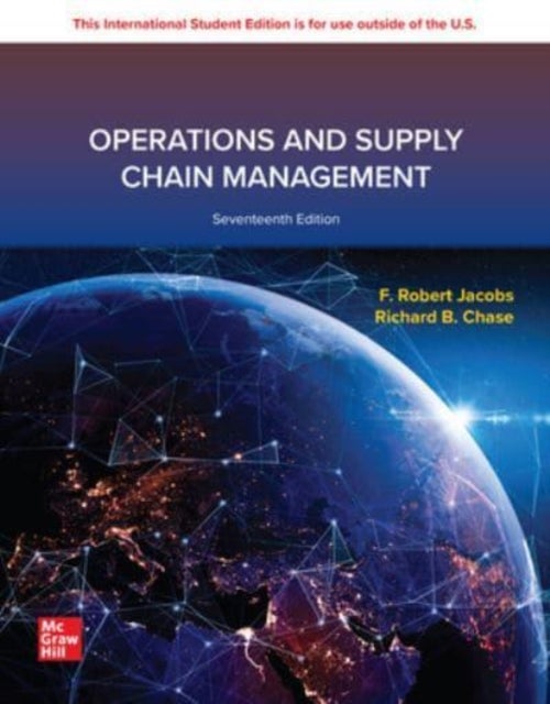 Bilde av Operations And Supply Chain Management Ise Av F. Robert Jacobs, Richard Chase
