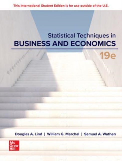 Bilde av Statistical Techniques In Business And Economics Ise Av Douglas Lind, William Marchal, Samuel Wathen