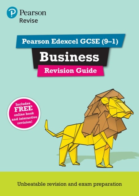Bilde av Pearson Revise Edexcel Gcse (9-1) Business Revision Guide: For 2024 And 2025 Assessments And Exams -