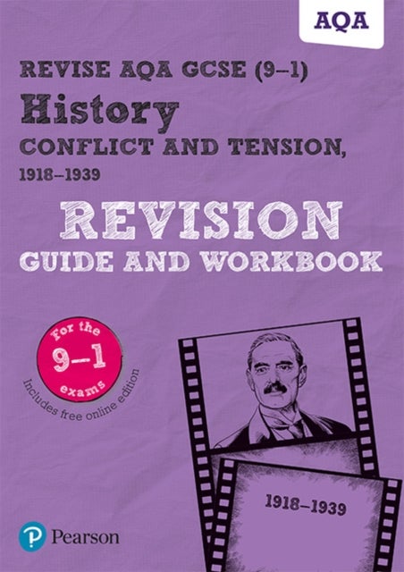 Bilde av Pearson Revise Aqa Gcse (9-1) History Conflict And Tension, 1918-1939 Revision Guide And Workbook: F Av Victoria Payne, Sally Clifford