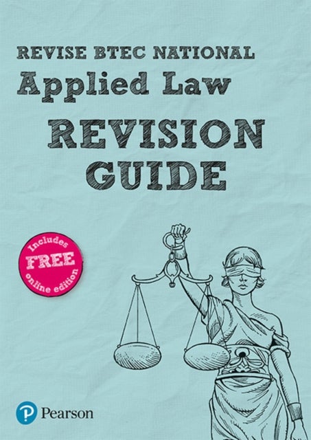 Bilde av Pearson Revise Btec National Applied Law Revision Guide Inc Online Edition - 2023 And 2024 Exams And Av Richard Wortley, Ann Summerscales, Nicholas Pr