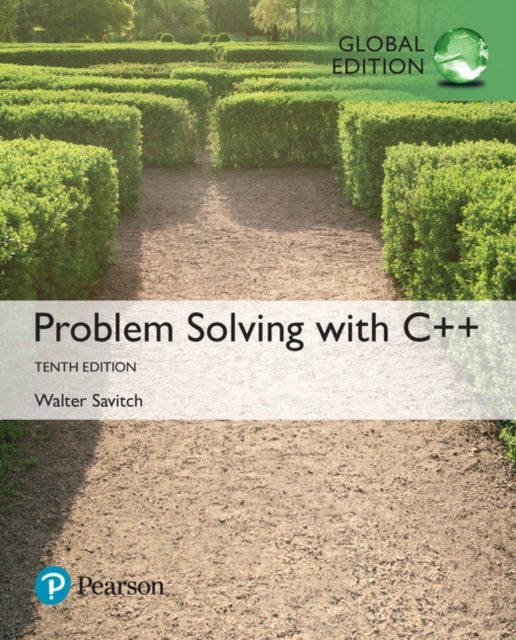 Bilde av Problem Solving With C++, Global Edition Av Walter Savitch