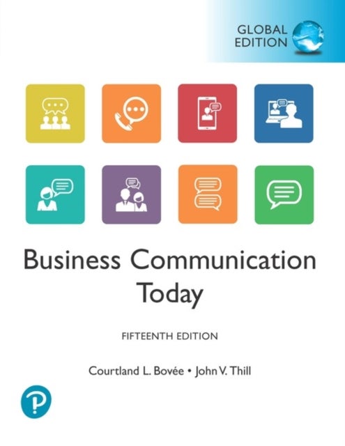 Bilde av Business Communication Today, Global Edition Av Courtland Bovee, John Thill