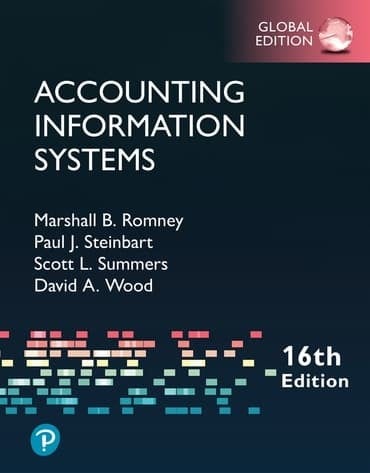 Accounting Information Systems 16th Editon