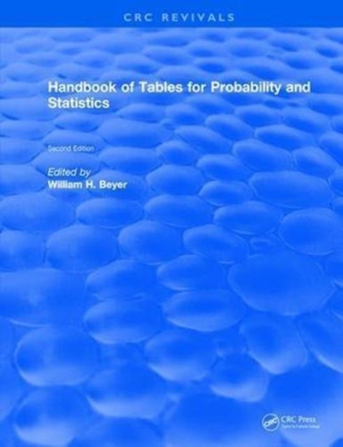 Bilde av Handbook Of Tables For Probability And Statistics Av William H. Beyer