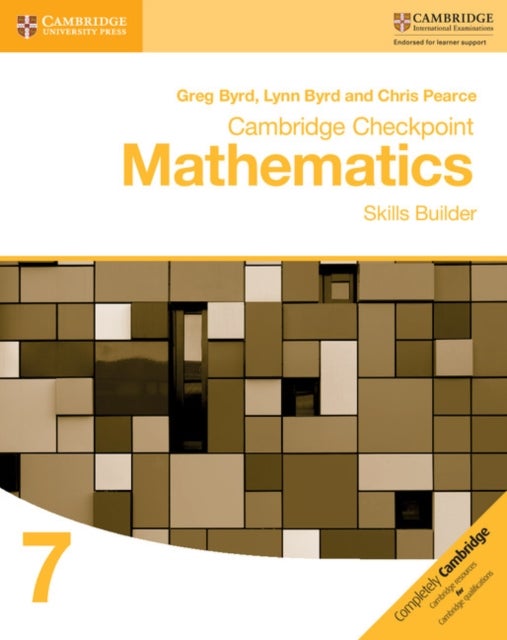 Bilde av Cambridge Checkpoint Mathematics Skills Builder Workbook 7 Av Greg Byrd, Lynn Byrd, Chris Pearce