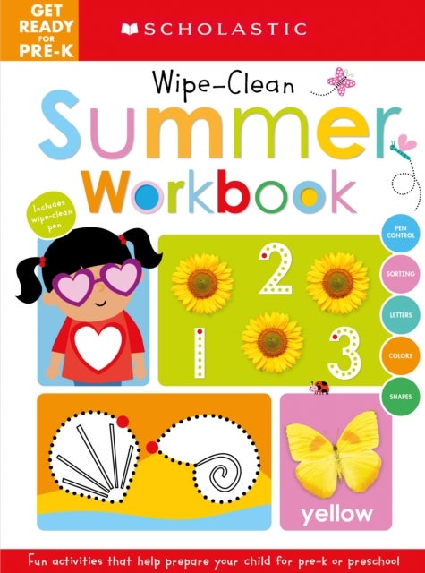 Bilde av Get Ready For Pre-k Summer Workbook: Scholastic Early Learners (wipe-clean Workbook) Av Scholastic