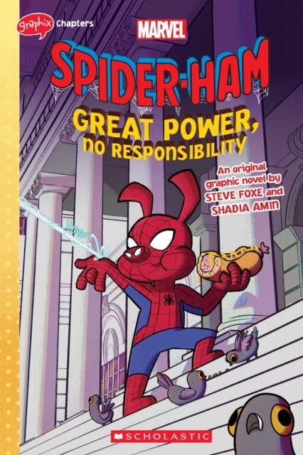 Bilde av Great Power, No Responsibility (marvel: Spider-ham: Graphic Novel 1) Av Steve Foxe