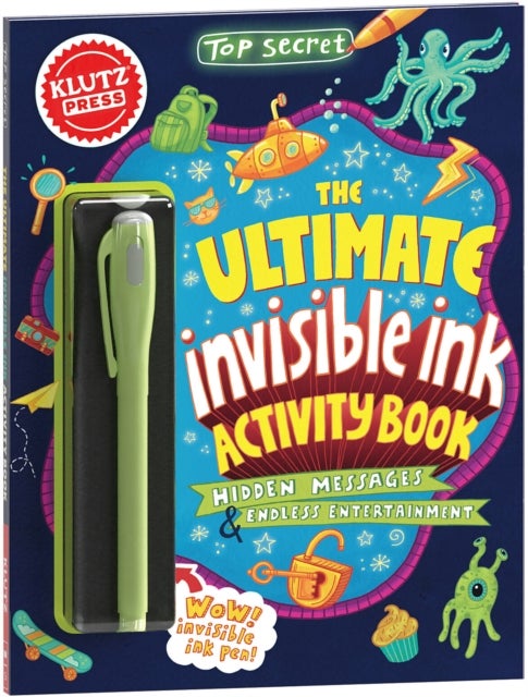 Bilde av Top Secret: The Ultimate Invisible Ink Activity Book (klutz Activity Book)