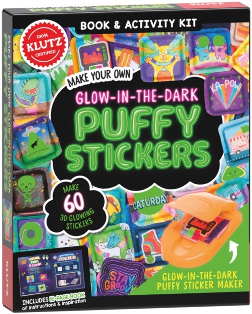 Bilde av Make Your Own Glow-in-the-dark Puffy Stickers (klutz) Av Editors Of Klutz