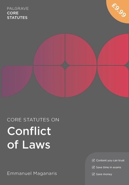 Bilde av Core Statutes On Conflict Of Laws Av Emmanuel (glasgow Caledonian University Glasgow Uk) Maganaris